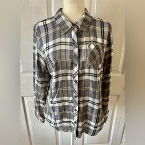 christopher & banks shirt woman size large top blouse